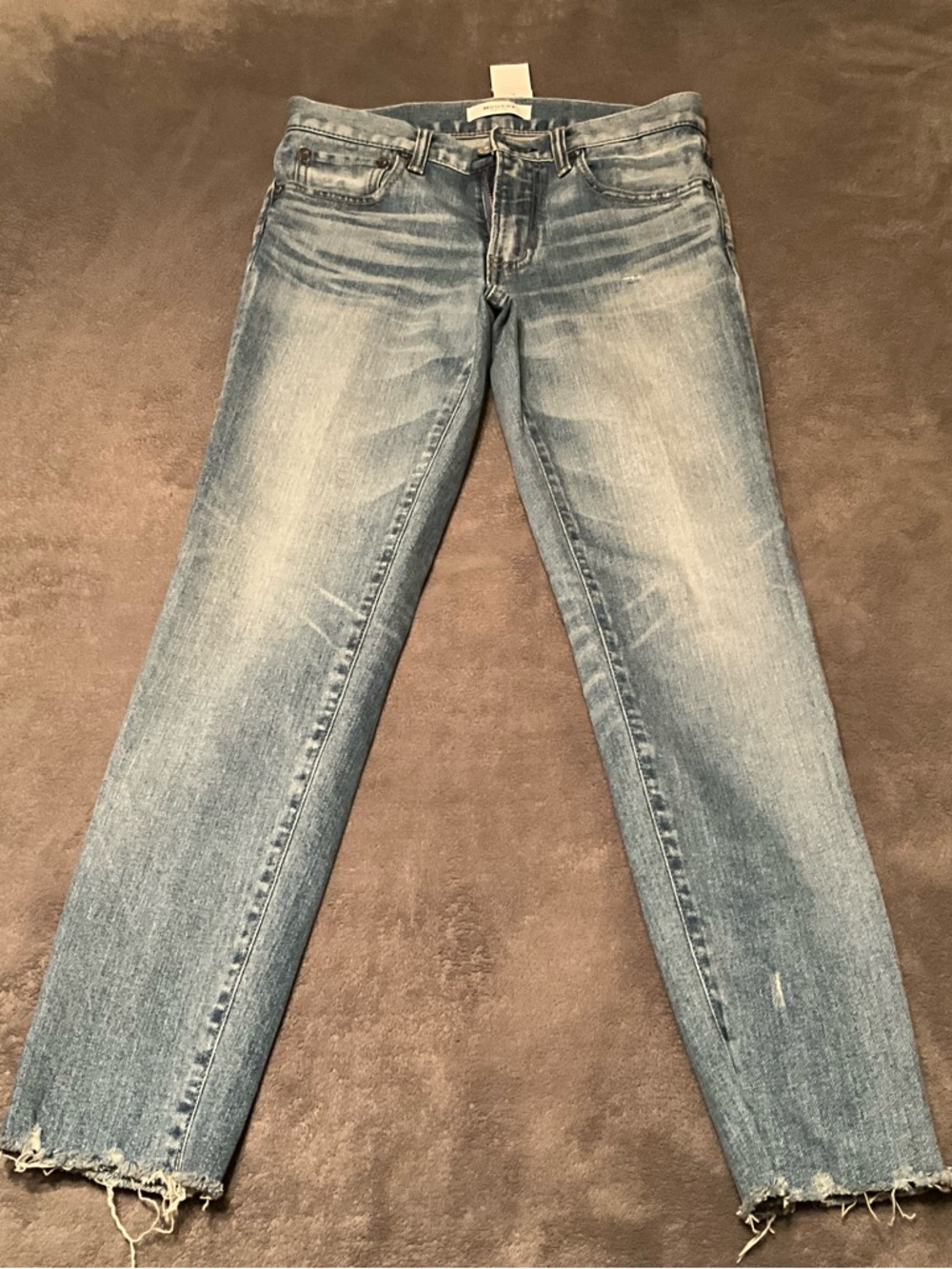 Moussey Vintage Denim “Skinny Leg Ankle Jean, Size 26, Made in Japan, NWT